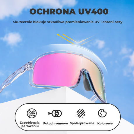 Okulary Fotochromowe Sportowe UV400-SP350
