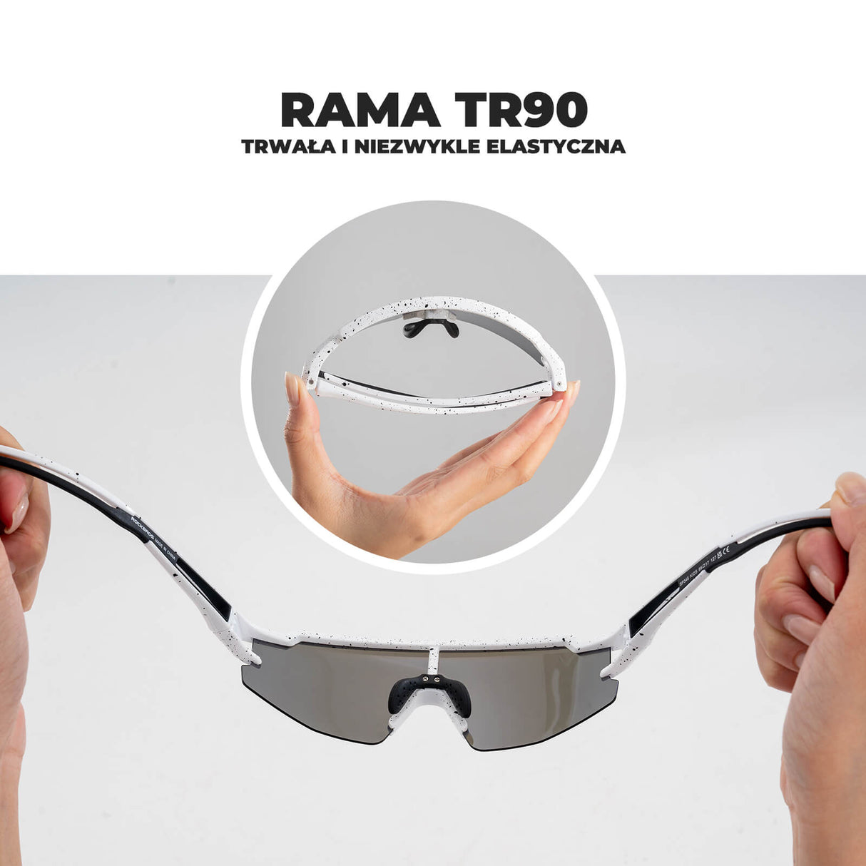 ROCKBROS Okulary Polaryzacyjne Rowerowe dla Dzieci z Polaryzacją UV400 Okulary i gogle