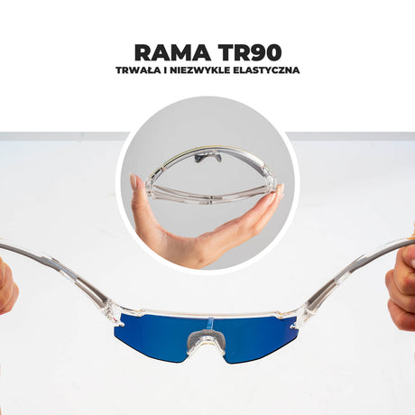 ROCKBROS Okulary Polaryzacyjne Rowerowe dla Dzieci z Polaryzacją UV400 Okulary i gogle