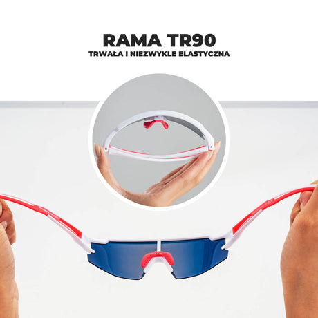 ROCKBROS Okulary Polaryzacyjne Rowerowe dla Dzieci z Polaryzacją UV400 Okulary i gogle