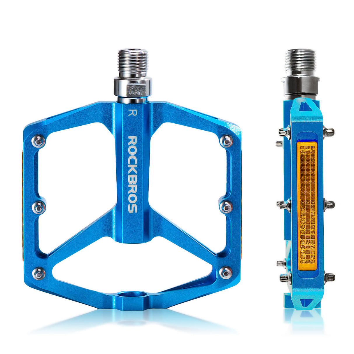 ROCKBROS Pedał Rowerowy ze Stopu Aluminium Antypoślizgowy -K371 Pedały roweroweNiebieski
