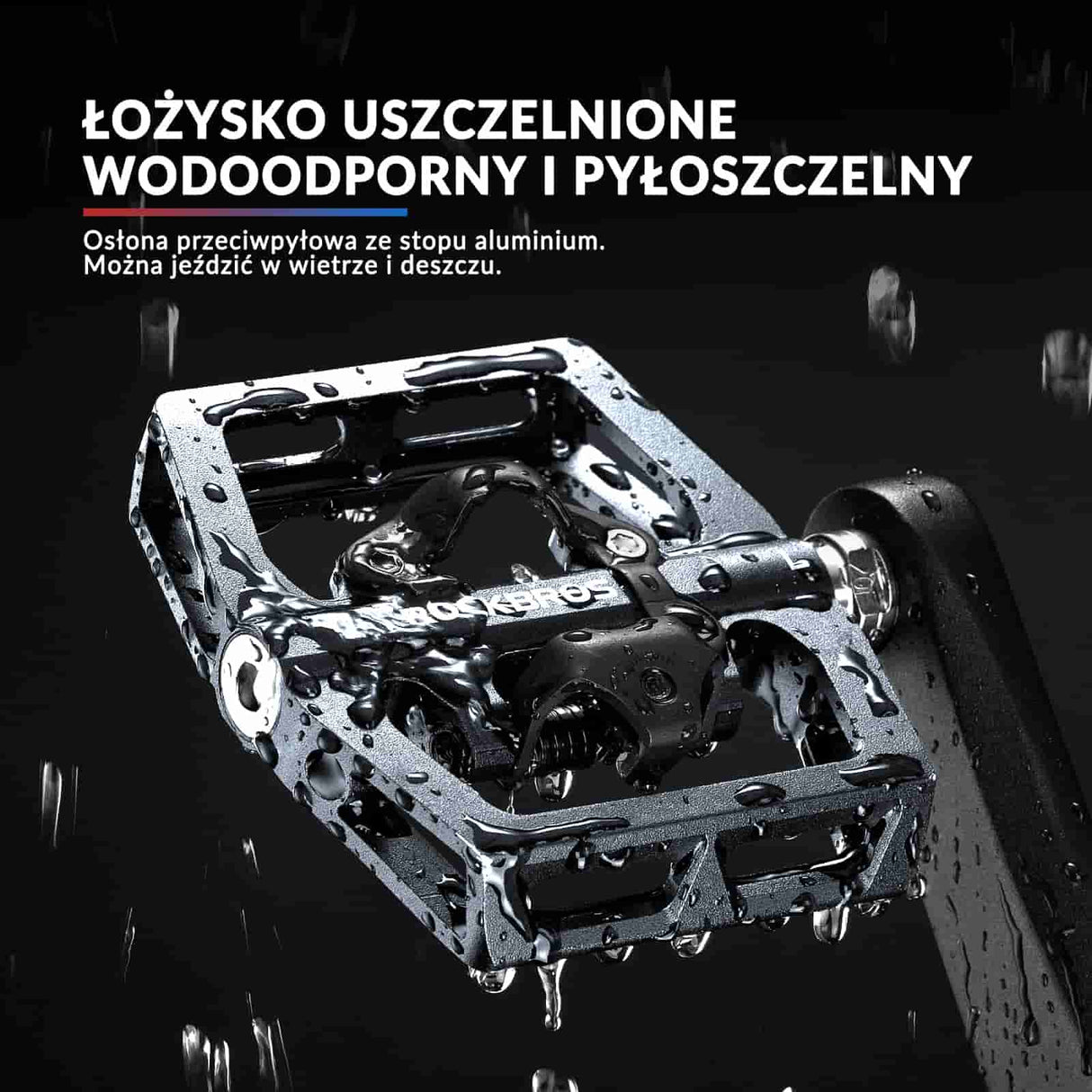Pedały Rowerowe Aluminiowe Antypoślizgowe Pedały SPD/Pedały Platformowe 9/16"