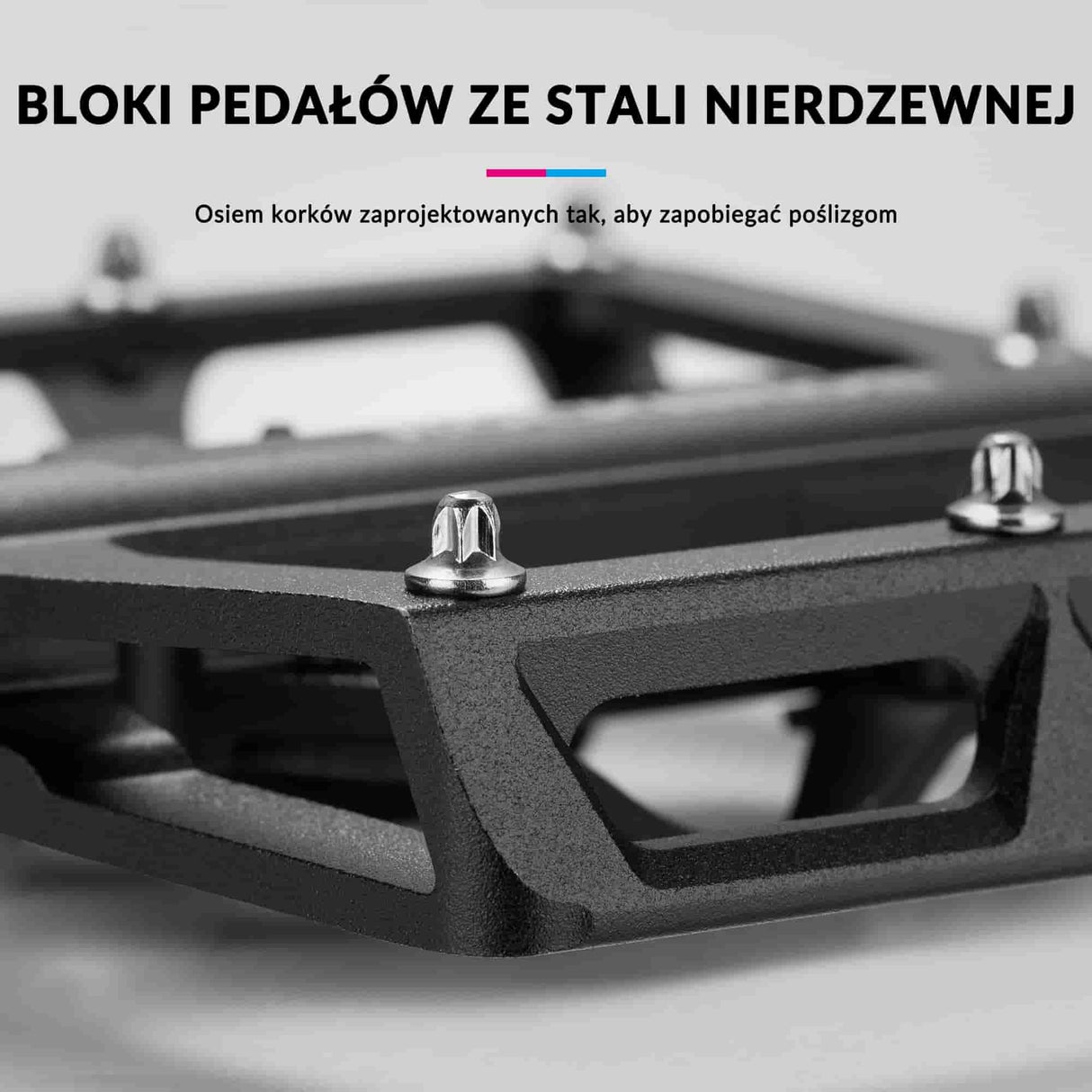 ROCKBROS Pedały Rowerowe Aluminiowe Antypoślizgowe Pedały SPD/Pedały Platformowe 9/16" Pedały rowerowe