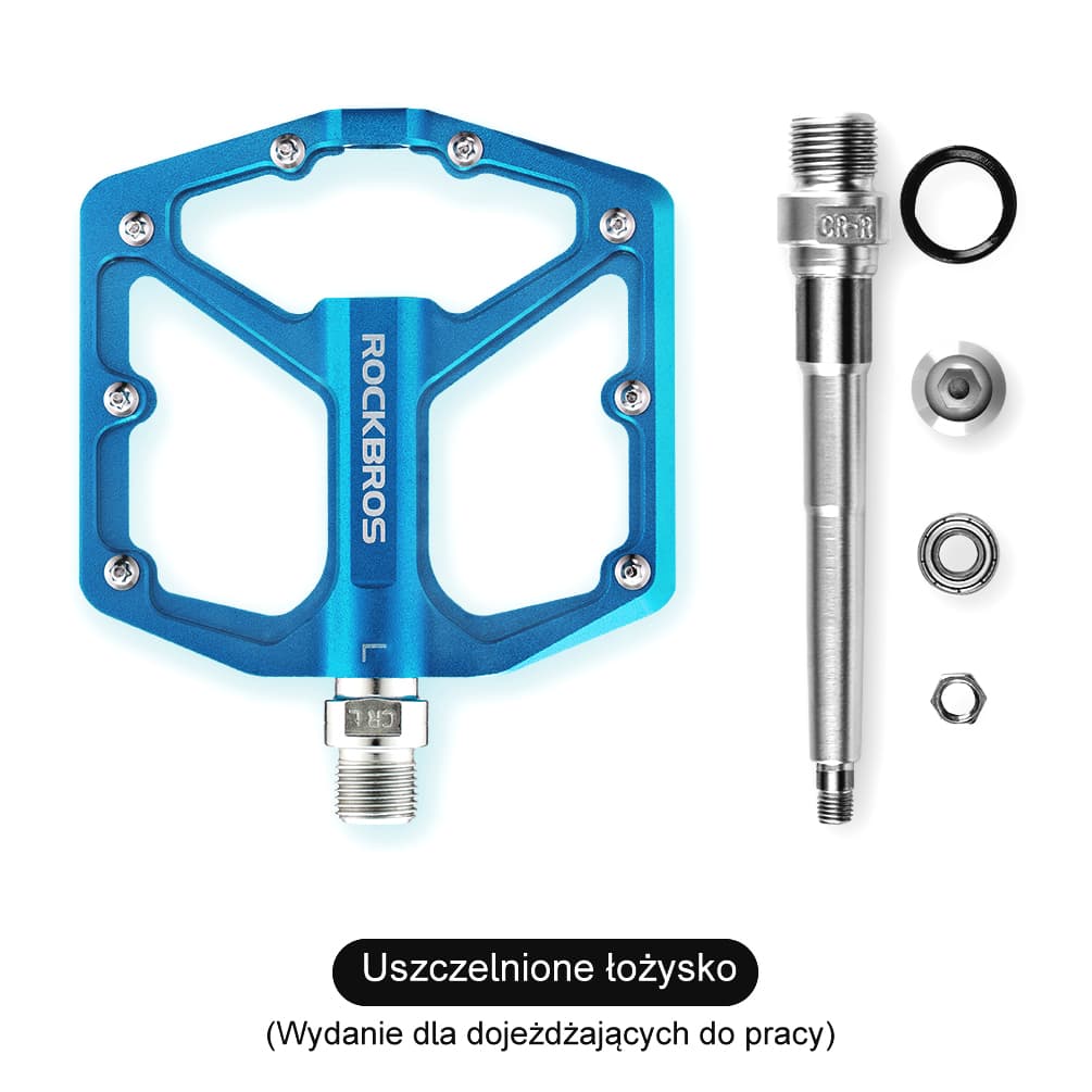 Pedały Rowerowe Pedały z Aluminium 9/16 Cala