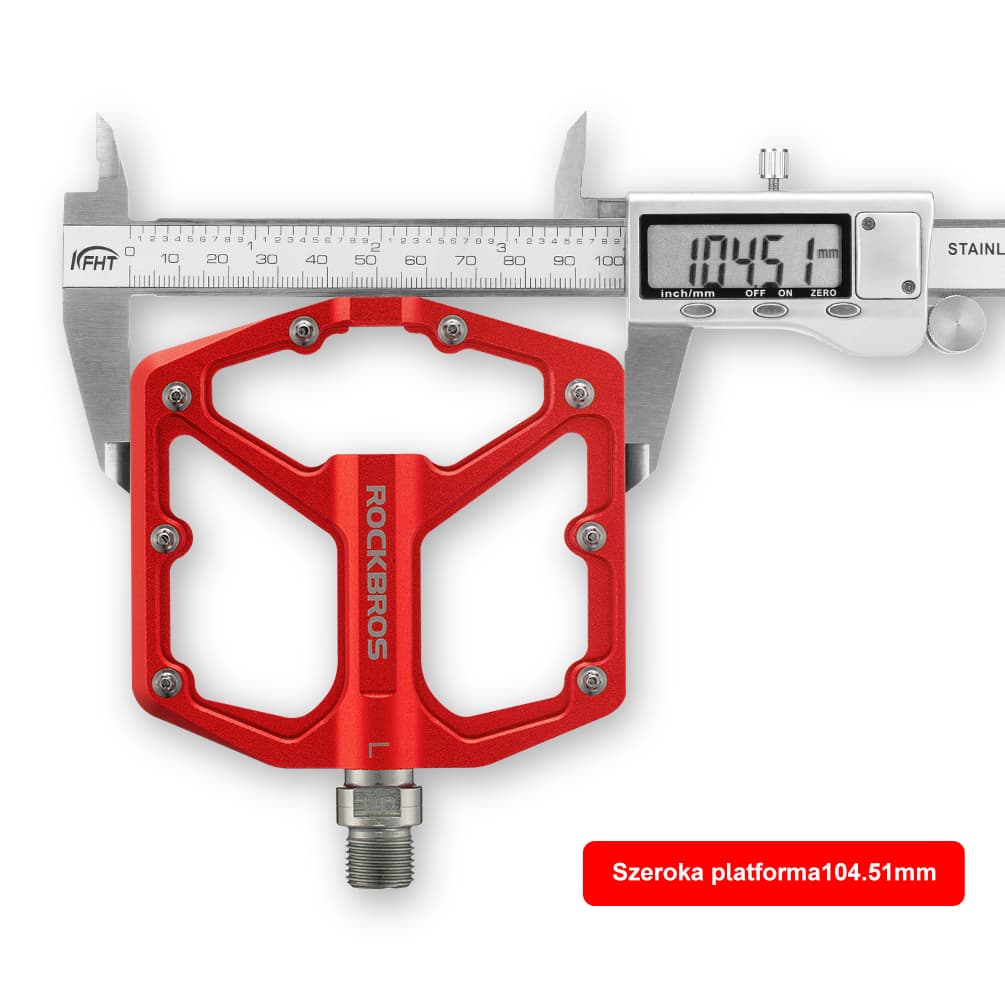 ROCKBROS Pedały Rowerowe Pedały z Aluminium 9/16 Cala Para Pedały rowerowe
