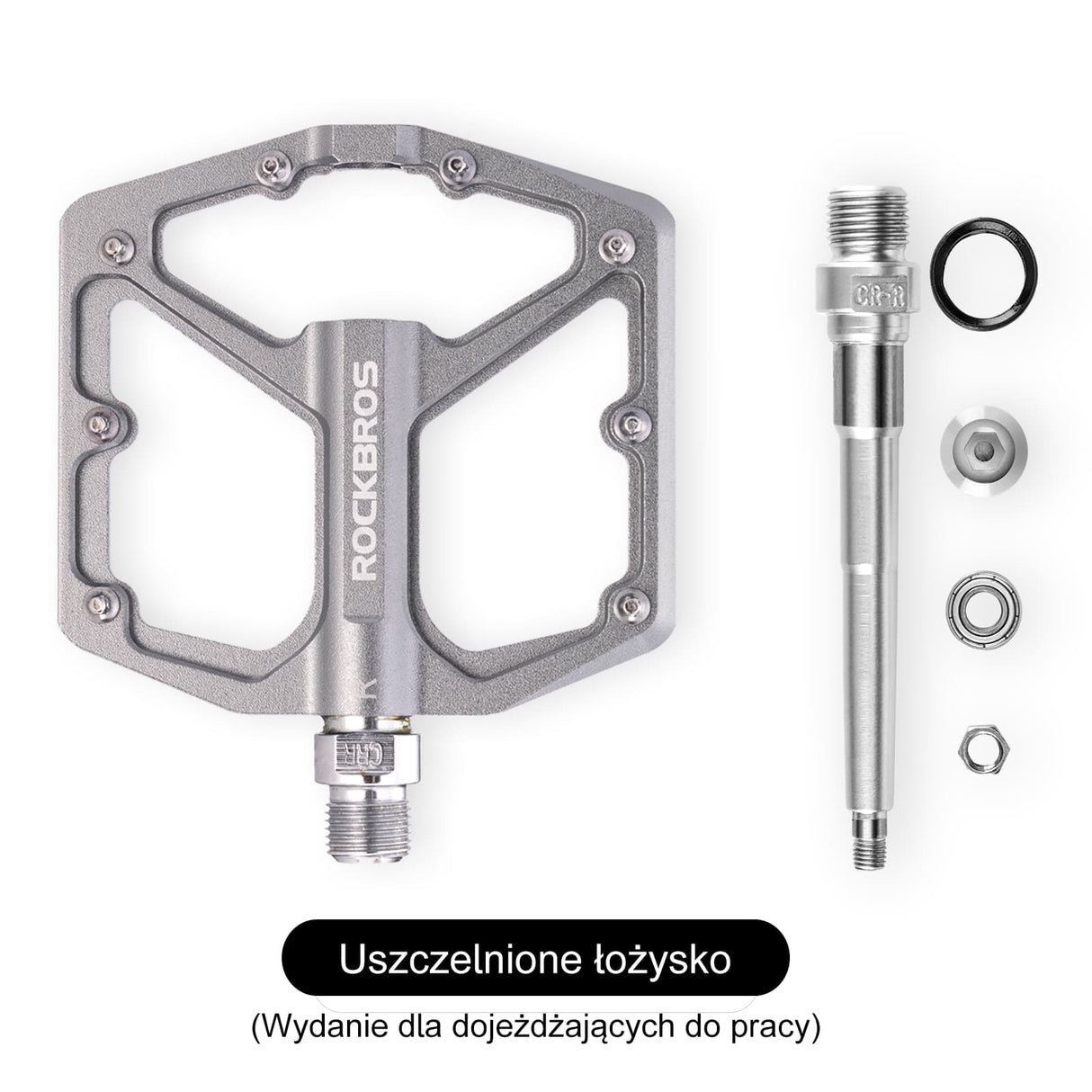 Pedały Rowerowe Pedały z Aluminium 9/16 Cala