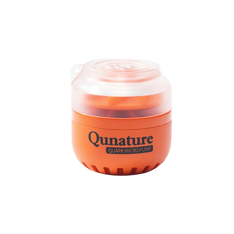 Qunature Qunature Mini Pompka Elektryczna Turystyczna 5kPa BiwakPomarańcza