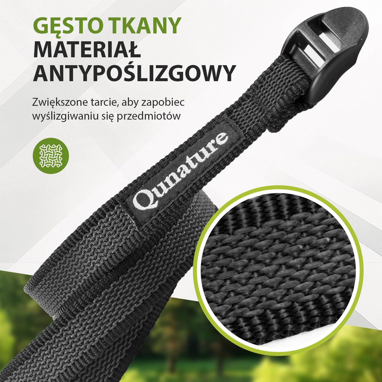 Qunature Qunature Pasy Mocujące 2 szt. Regulowane i Wytrzymałe do Bikepackingu-D93 Qunature-Bikepacking