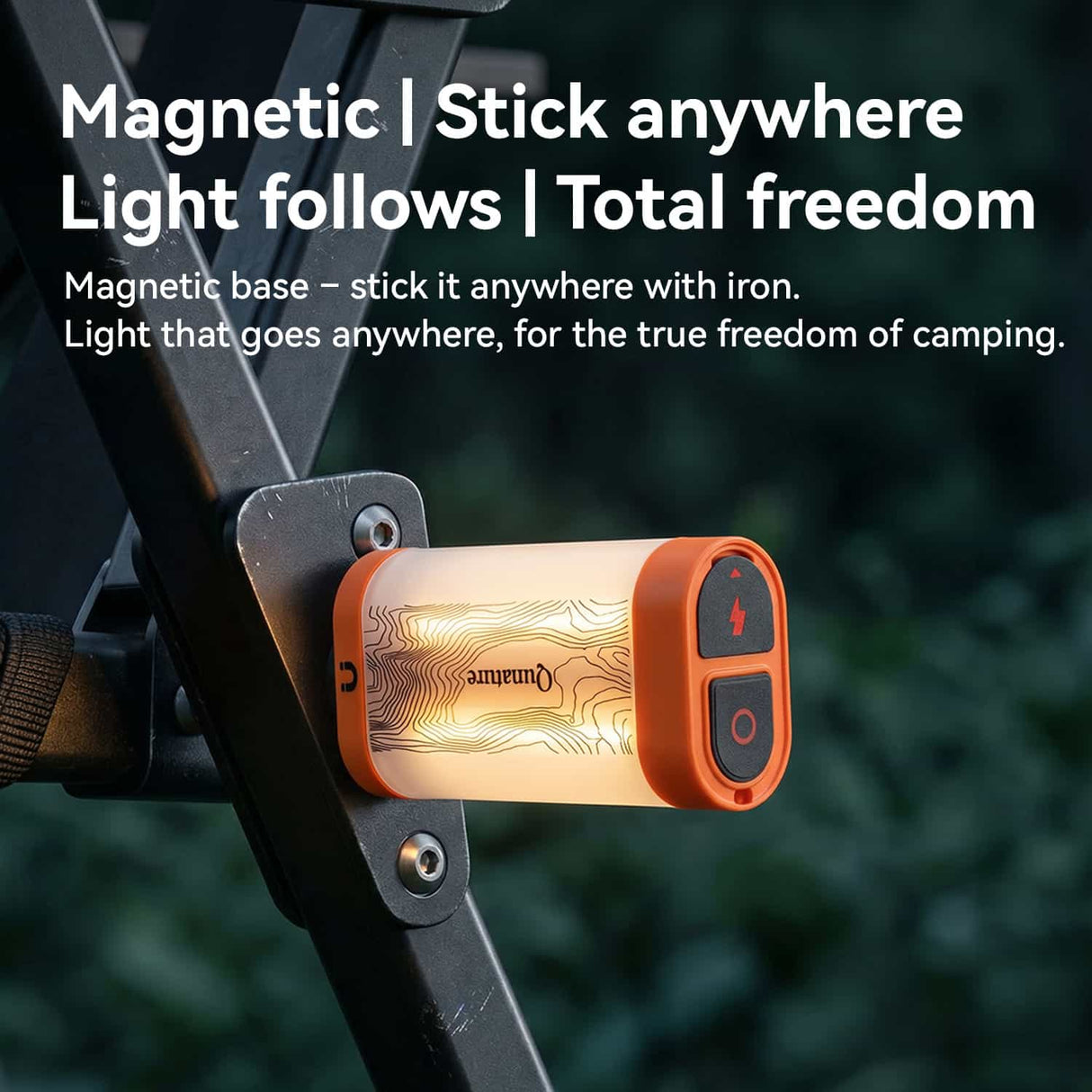 Qunature Mini Magnetyczna Lampa Kempingowa