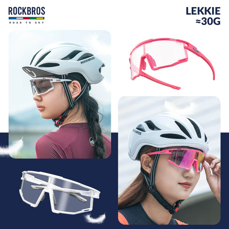 ROCKBROS ROAD TO SKY Okulary Rowerowe Fotochromowe Okulary Sportowe UV400 | ROCKBROS Okulary i gogle