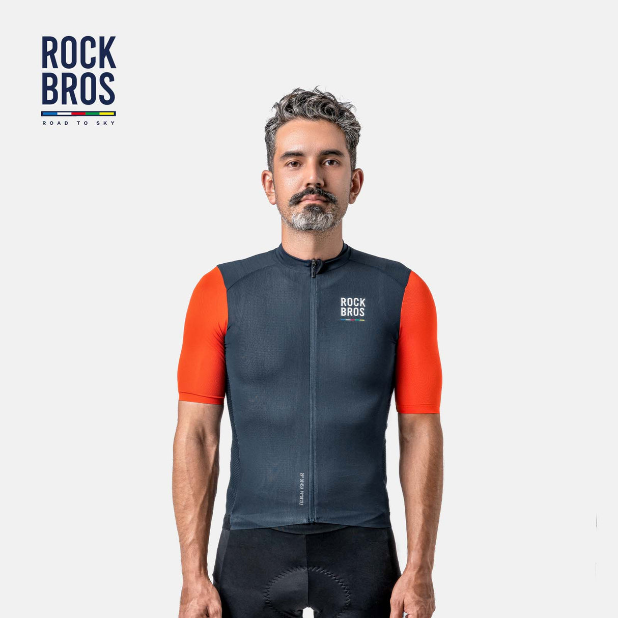 ROCKBROS ROAD TO SKY Męska Koszulka Kolarska z Krótkim Rękawem Koszulki