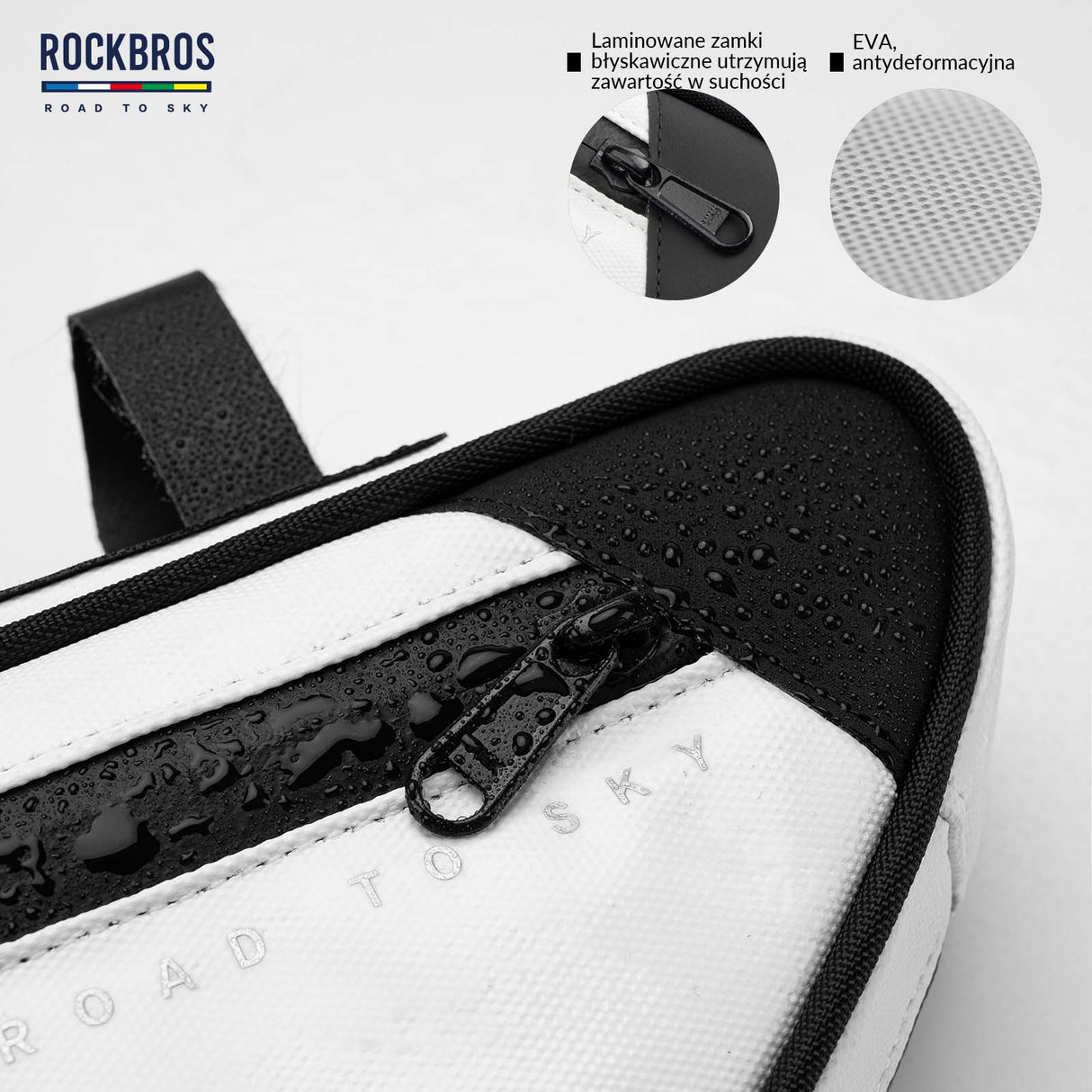 ROCKBROS ROAD TO SKY Torba Rowerowa pod Ramę Wodoodporna 2L Torby pod ramę