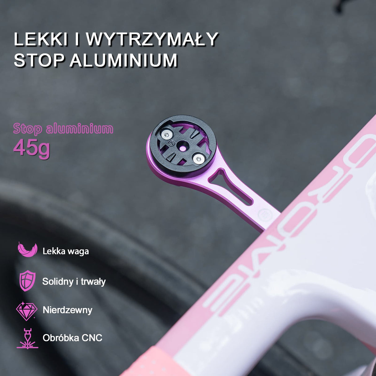 Aero Uchwyt na Licznik Rowerowy Wyposażony w Garmin/Bryton/Wahoo-FK-307