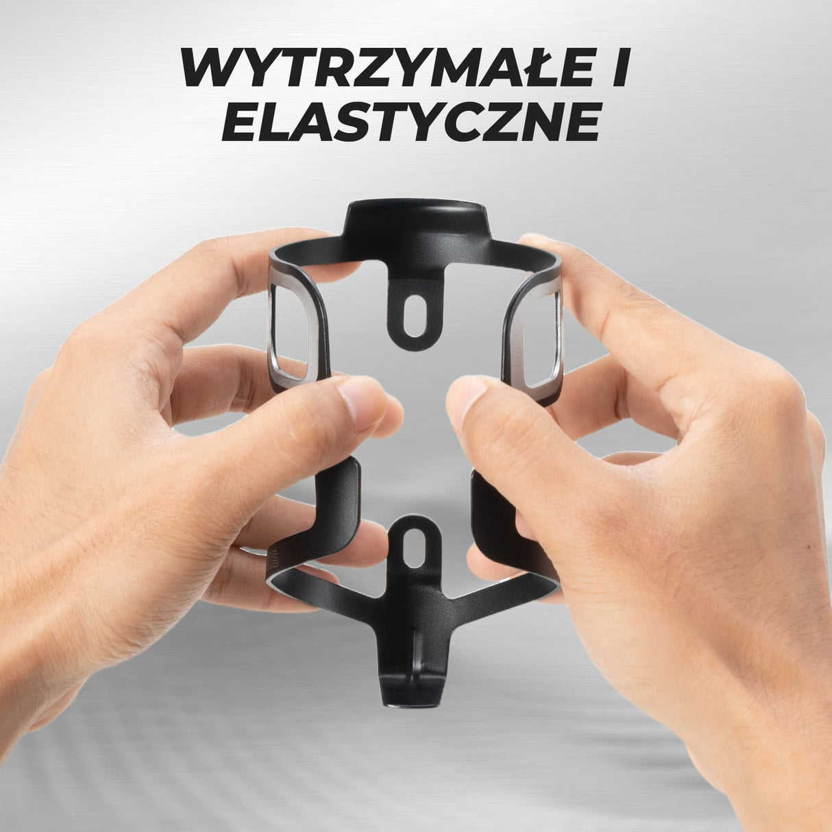 ROCKBROS Aluminiowy Koszyk na Bidon Ultra Lekki i Wytrzymały-BBC2504 Uchwyty na bidon