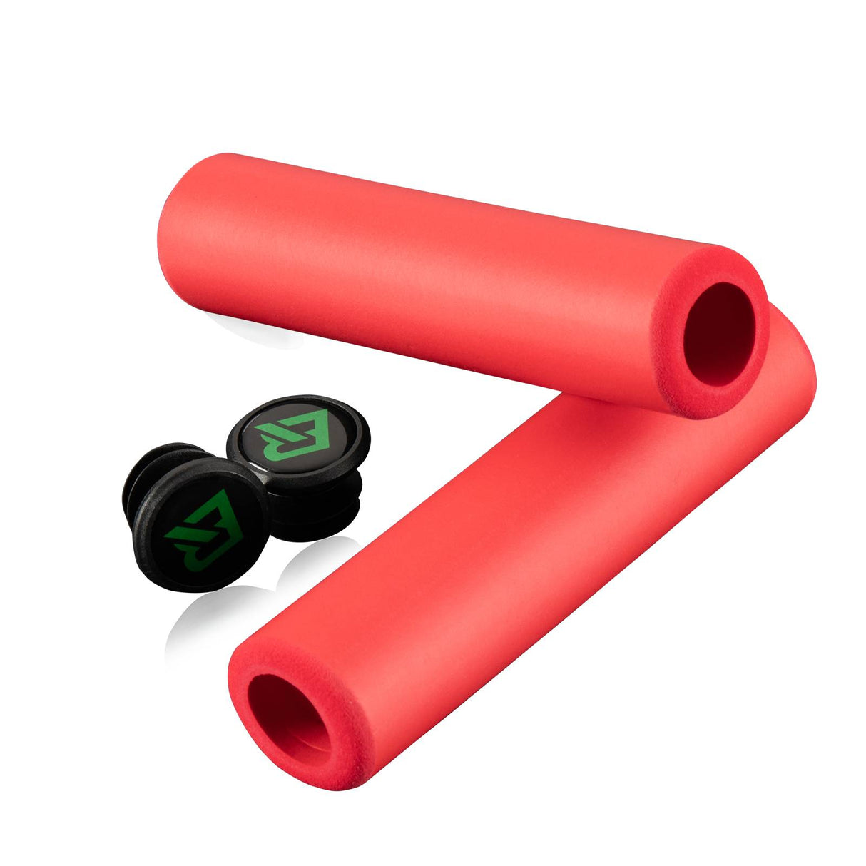 ROCKBROS ROCKBROS Antypoślizgowe Chwyty Rowerowe 22,2 mm Rączki Gripy Uniwersalne Rączki roweroweCzerwony