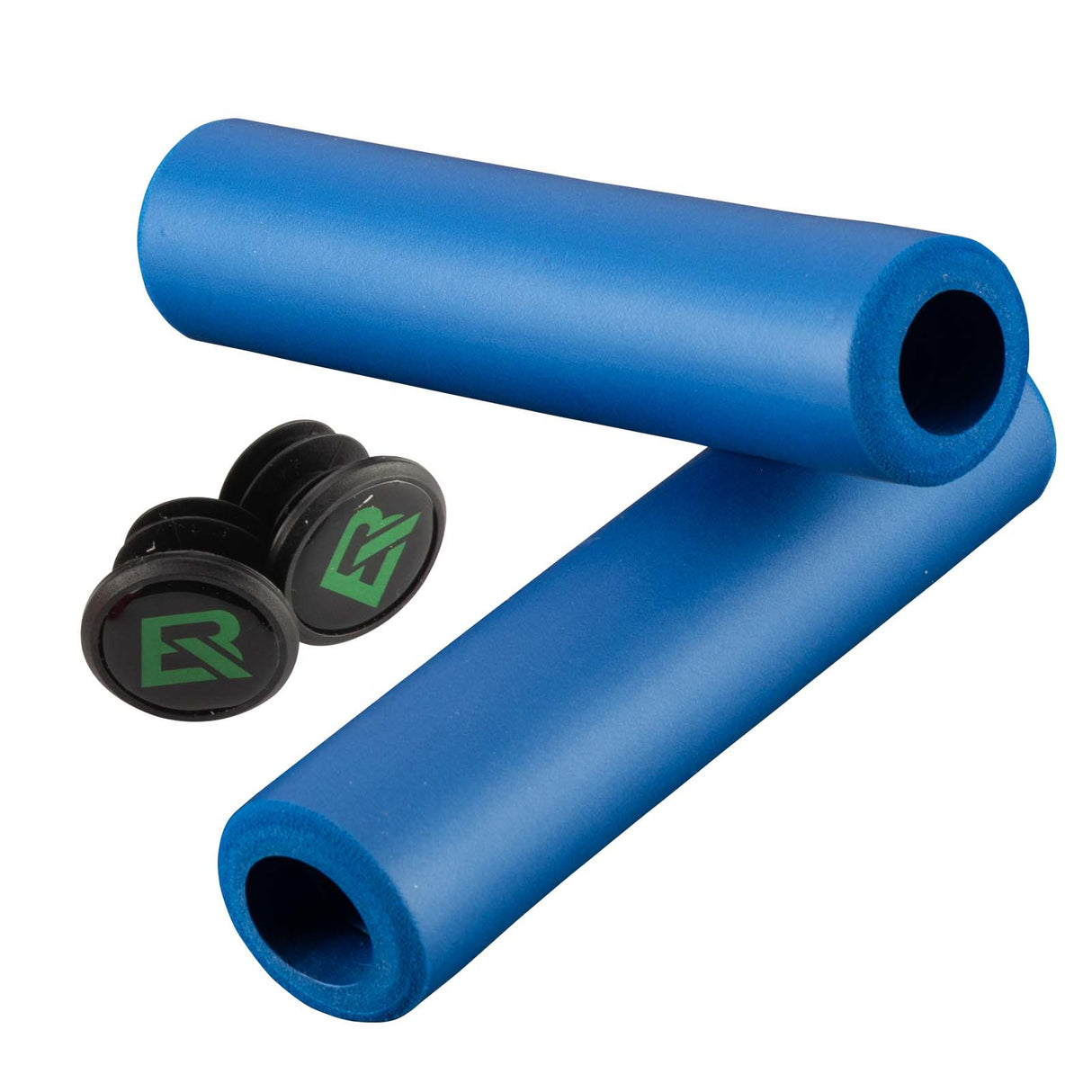 ROCKBROS ROCKBROS Antypoślizgowe Chwyty Rowerowe 22,2 mm Rączki Gripy Uniwersalne Rączki roweroweNiebieski