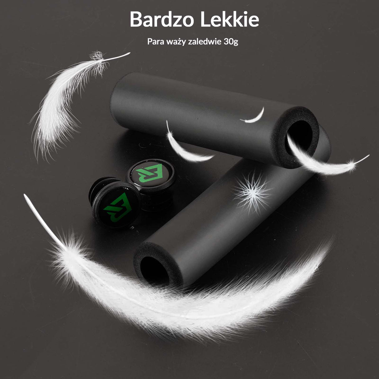 ROCKBROS ROCKBROS Antypoślizgowe Chwyty Rowerowe 22,2 mm Rączki Gripy Uniwersalne Rączki rowerowe