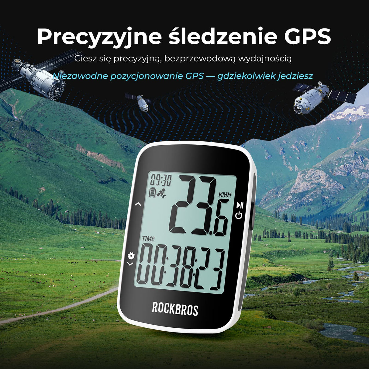 ROCKBROS Bezprzewodowy Licznik Rowerowy R1 Licznik