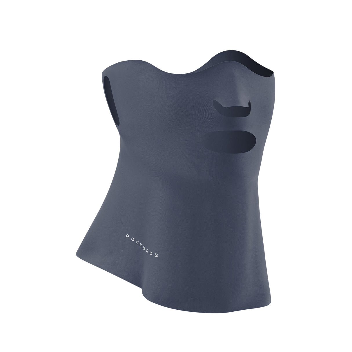 ROCKBROS Maska Rowerowa Ice Silk UPF50+ Osłony twarzyCiemnoniebieski