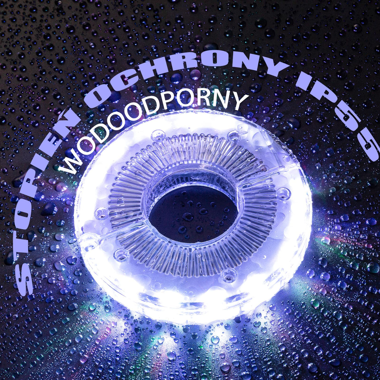 ROCKBROS Światło Koła Rowerowego USB-Ładowalna, Wodoodporna Lampa Do Obręczy Światła rowerowe