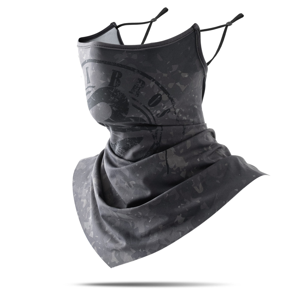 ROCKBROS Chusta Bandana Oddychająca UPF 50+ Osłony twarzySzary i czerwony