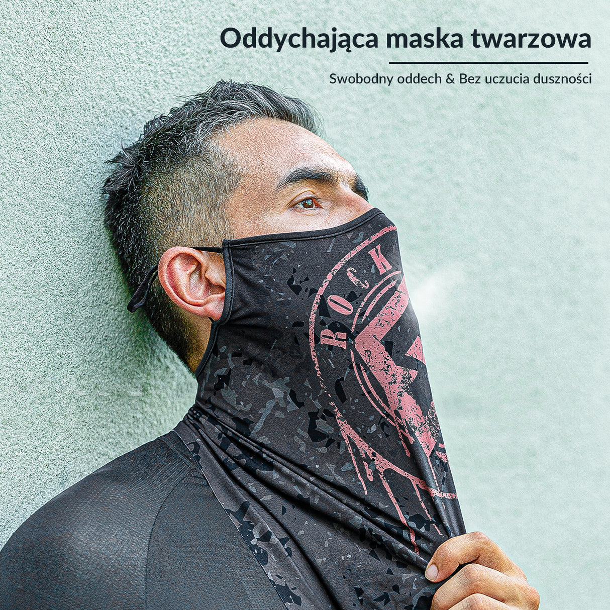 ROCKBROS Chusta Bandana Oddychająca UPF 50+ Osłony twarzy