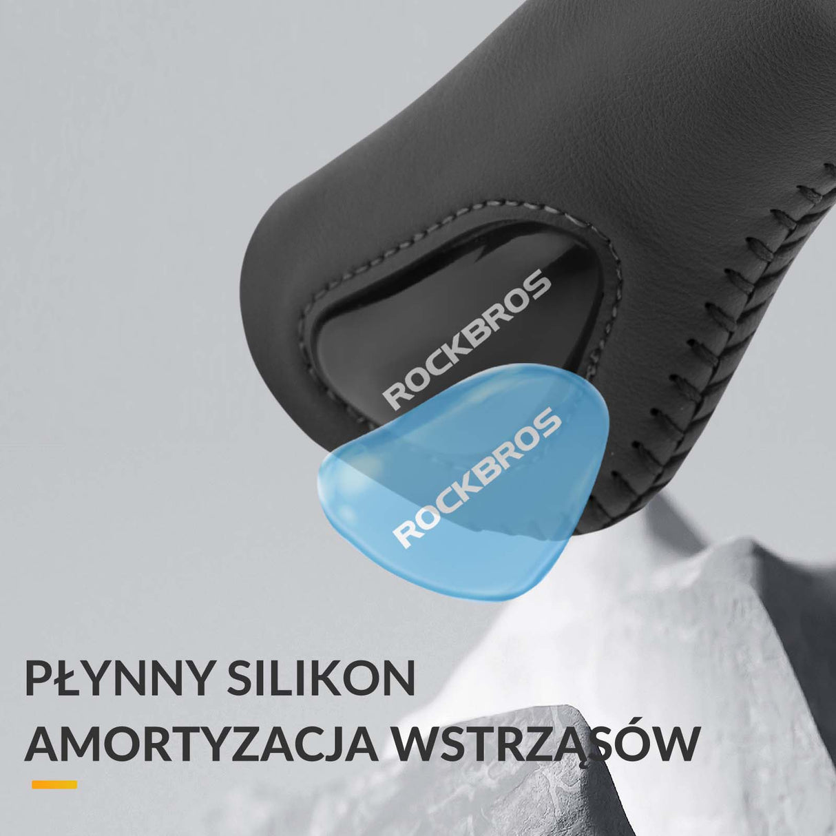 ROCKBROS Chwyty Rowerowe ⌀22,2 mm Rączki Gripy do kierownicy Uniwersalne Rączki rowerowe