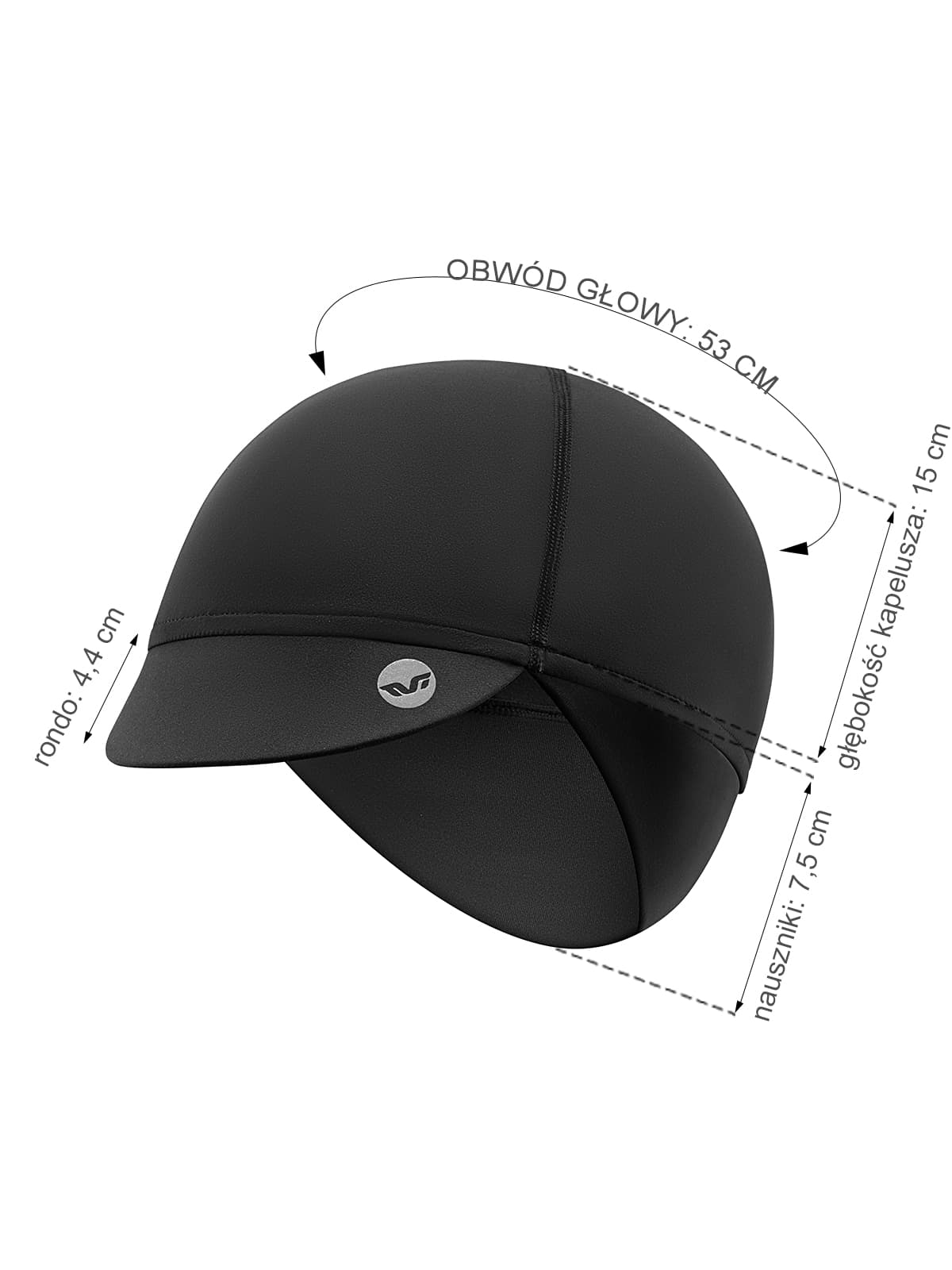 ROCKBROS TVI Ciepła Czapka Rowerowa z Mikropolaru Idealna pod Kask-M010 Czapki