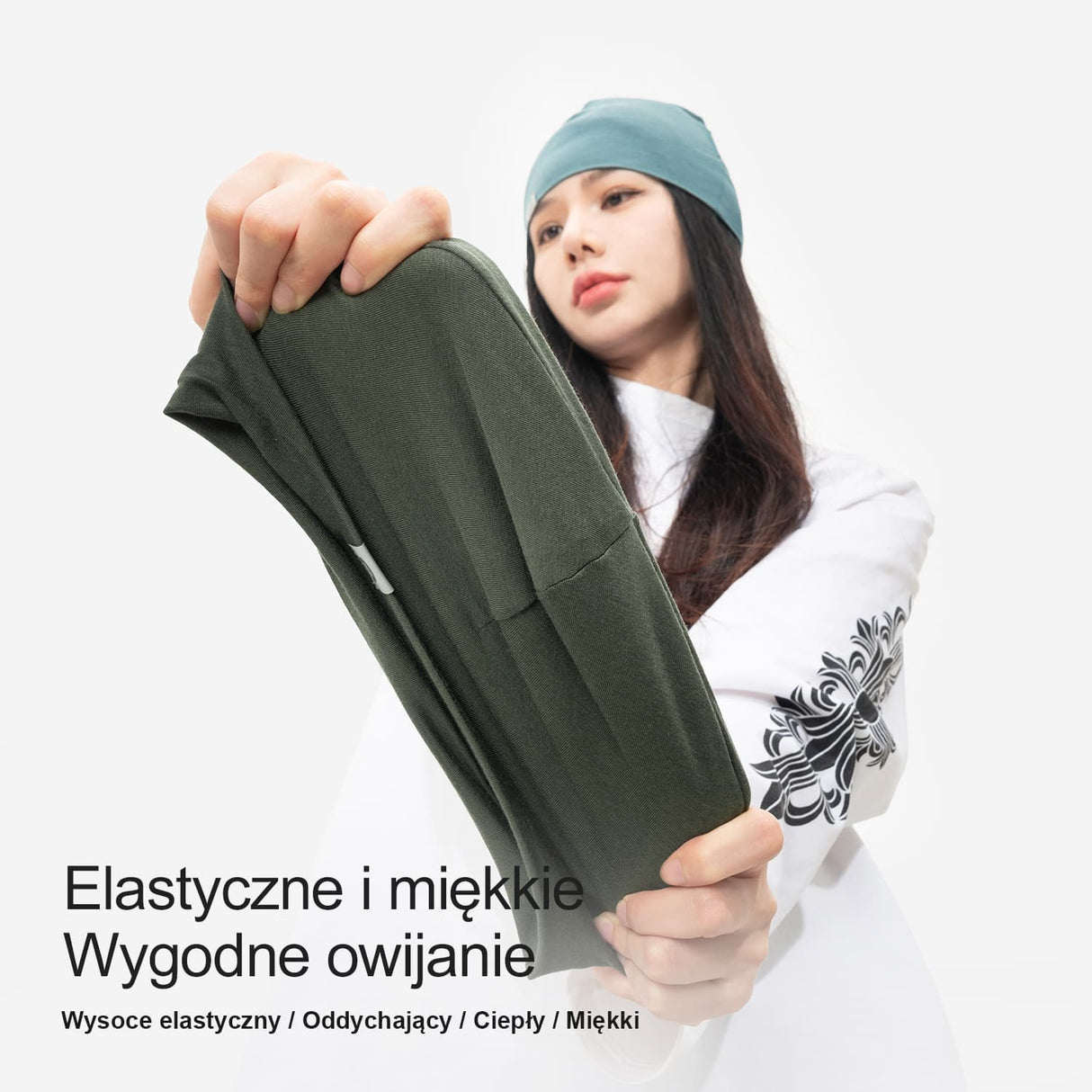 ROCKBROS Ciepła Czapka Rowerowa z Wełny i Tencelu-YDM002 Czapki