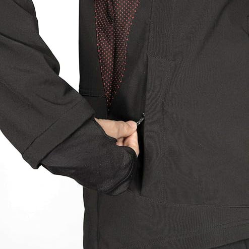 ROCKBROS Kurtka Rowerowa Oddychająca, Wodoodporna, z Odblaskowymi Paskami Kurtki