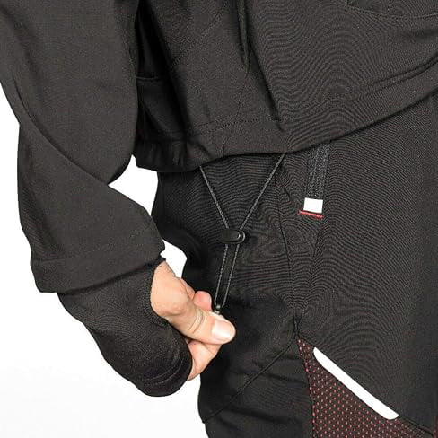 ROCKBROS Kurtka Rowerowa Oddychająca, Wodoodporna, z Odblaskowymi Paskami Kurtki