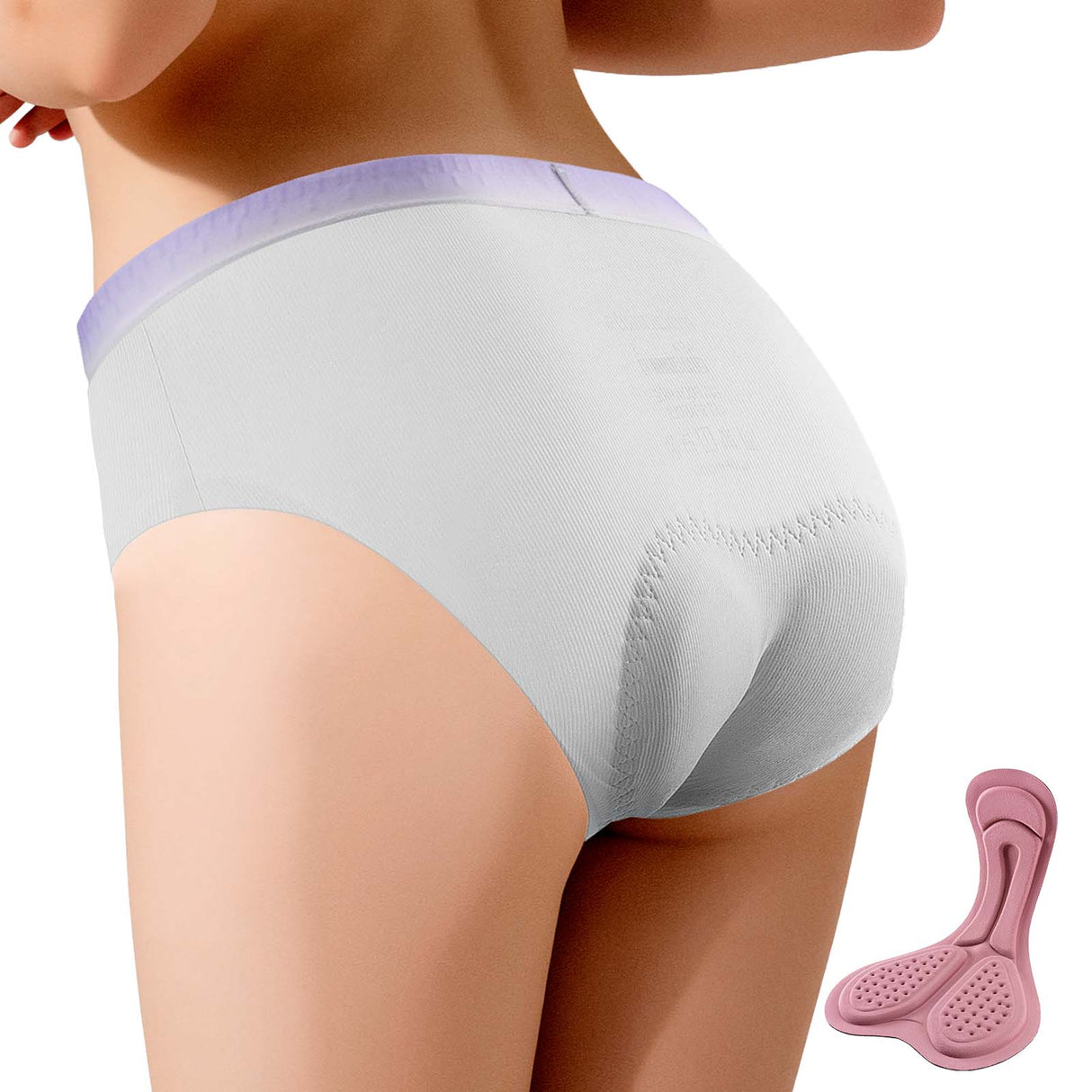 ROCKBROS ROCKBROS Damskie Spodenki Rowerowe Wyściełane Bielizna 4D S-XXL Majtki rowerowe