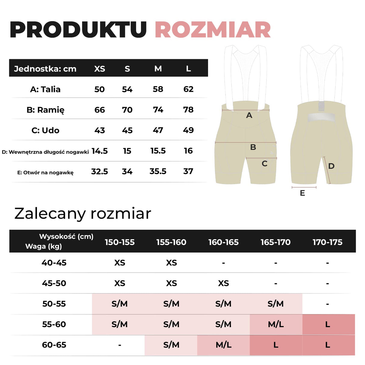 ROCKBROS TVI Damskie Spodenki Rowerowe Na Szelkach Z Klamrą Magnetyczną-YDDK011 Spodenki rowerowe na szelkach