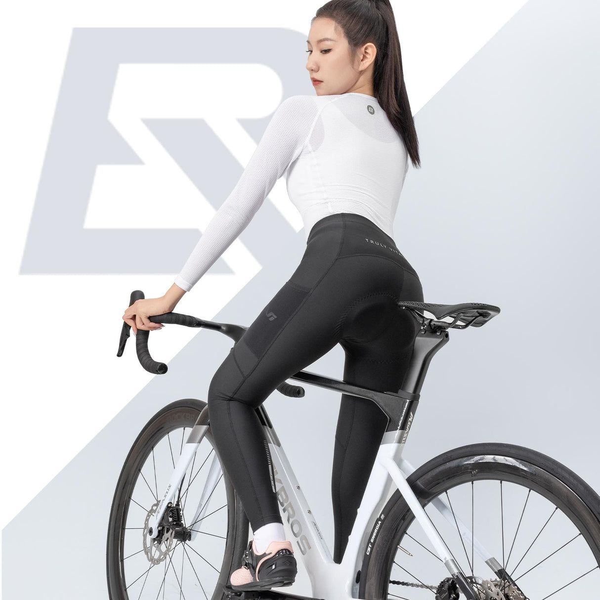 ROCKBROS TVI Długie Damskie Spodnie Kolarskie Wyściełane-YDCK004 Spodnie