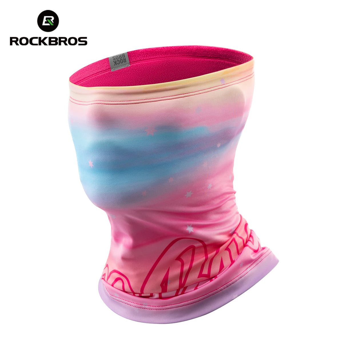 ROCKBROS Dziecięcy Dwustronny Komin Sportowy Rower/Outdoor Osłony twarzyRóżowy