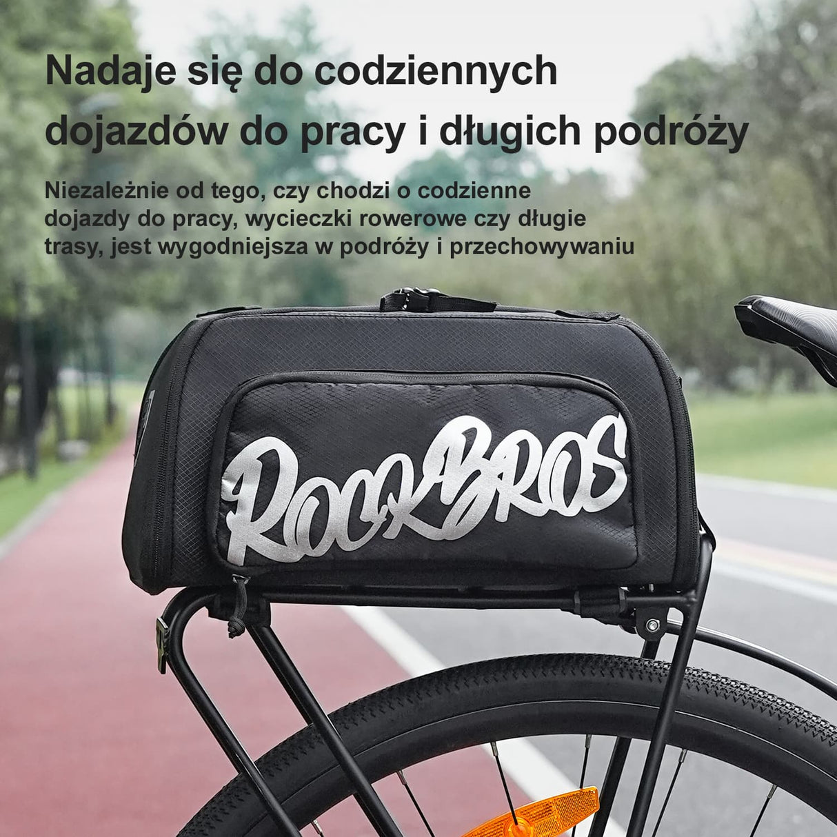 ROCKBROS Torby na Bagażnik Jednoczęściowa Konstrukcja-A37-1 Torby na bagażnik