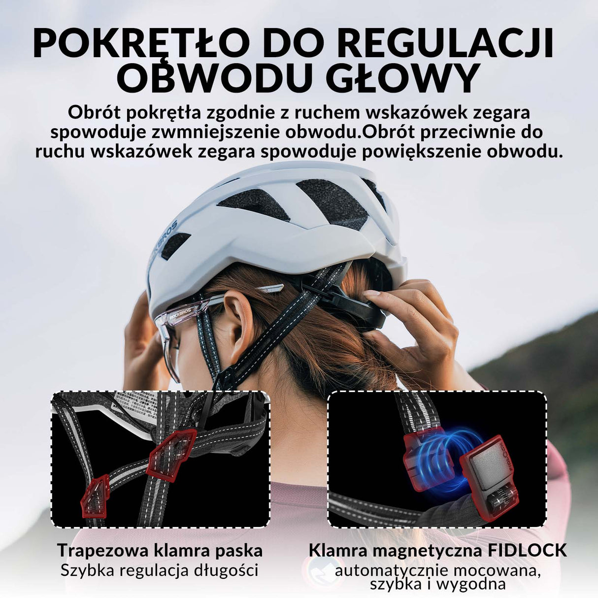 ROCKBROS ROCKBROS Kask Rowerowy Kolarski Kask Unisex Dorośli M(54-58cm) / L(58-62cm) Kaski