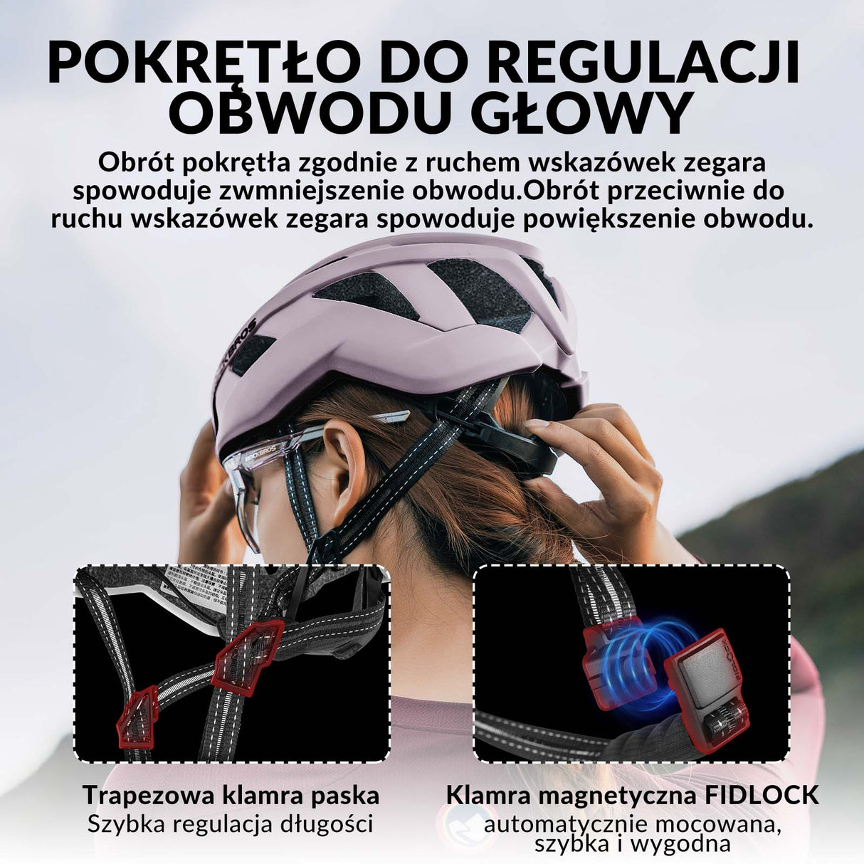 ROCKBROS ROCKBROS Kask Rowerowy Kolarski Kask Unisex Dorośli M(54-58cm) / L(58-62cm) Kaski