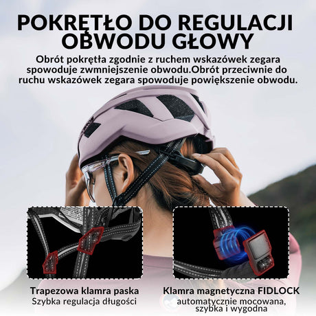 ROCKBROS ROCKBROS Kask Rowerowy Kolarski Kask Unisex Dorośli M(54-58cm) / L(58-62cm) Kaski