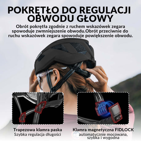 ROCKBROS ROCKBROS Kask Rowerowy Kolarski Kask Unisex Dorośli M(54-58cm) / L(58-62cm) Kaski