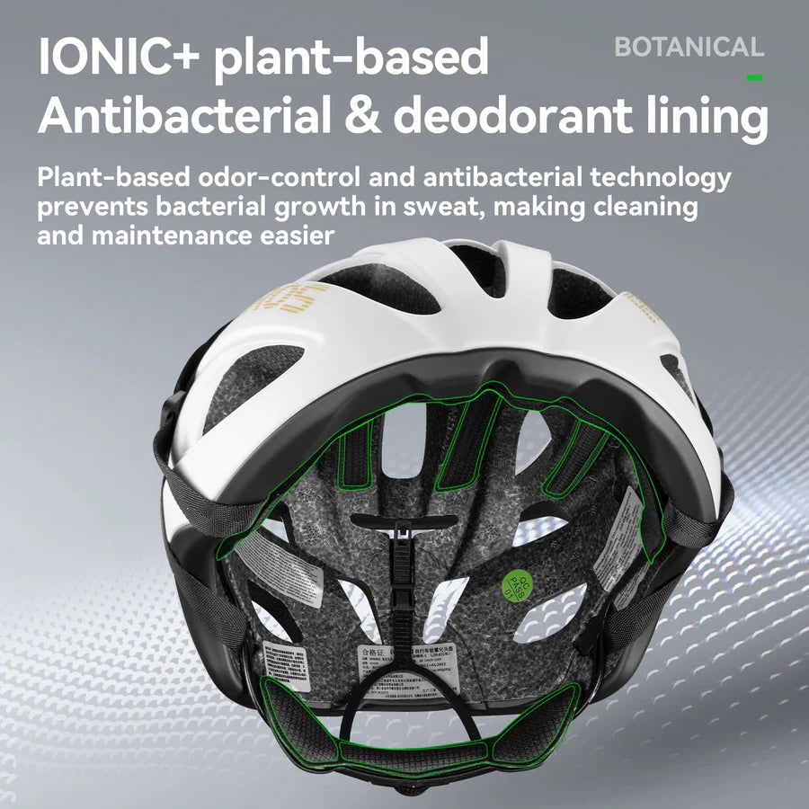 Kask Rowerowy Lekki I Antybakteryjny Z Regulacją Obwodu Głowy 58-62cm-LK-66