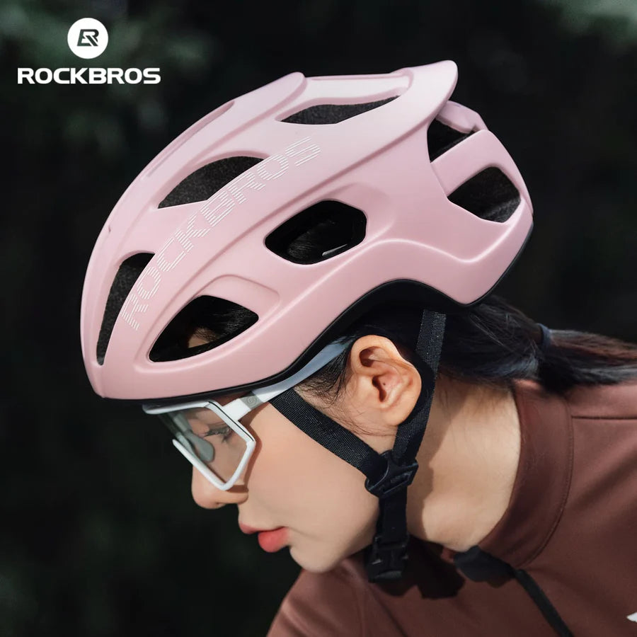 Kask Rowerowy Lekki I Antybakteryjny Z Regulacją Obwodu Głowy 58-62cm-LK-66