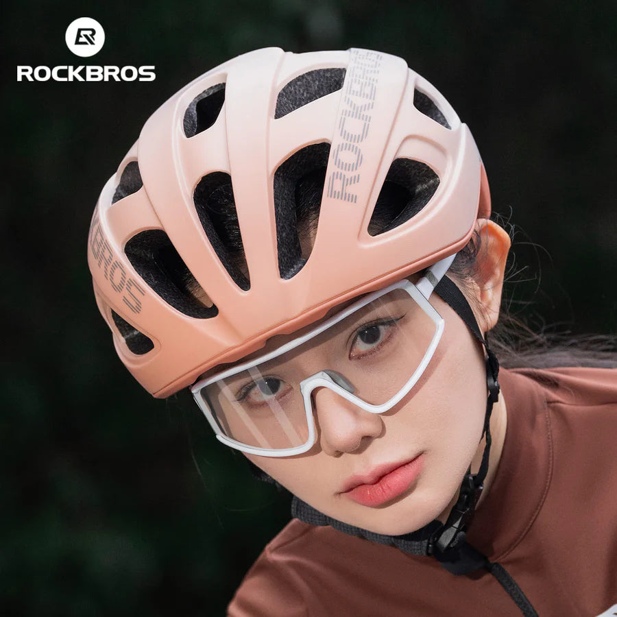 ROCKBROS Kask Rowerowy Lekki I Antybakteryjny Z Regulacją Obwodu Głowy 58-62cm-LK-66 Kaski