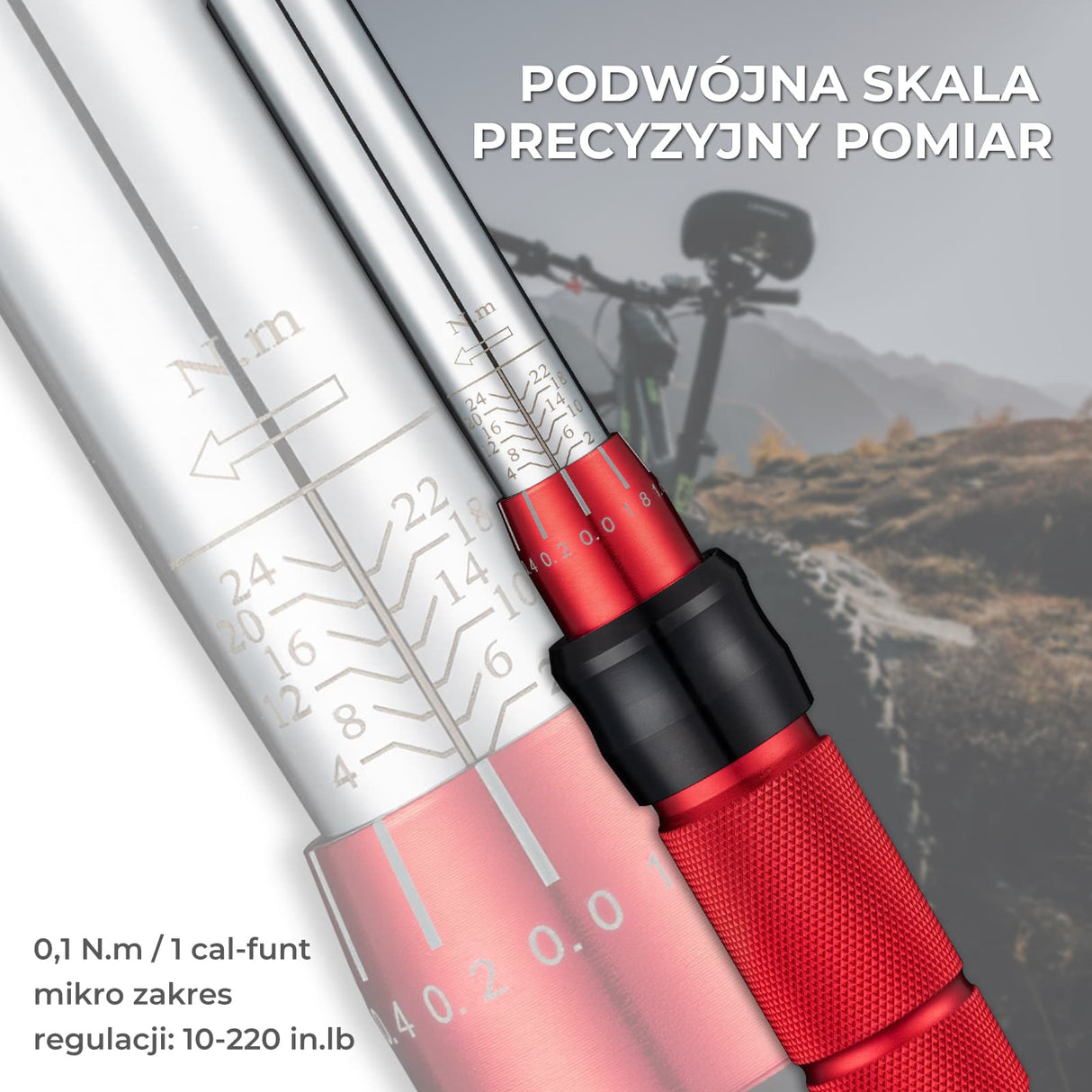 ROCKBROS Klucz Dynamometryczny 2–24 Nm Precyzyjny, Wytrzymały I Wszechstronny Narzędzia do naprawy roweru