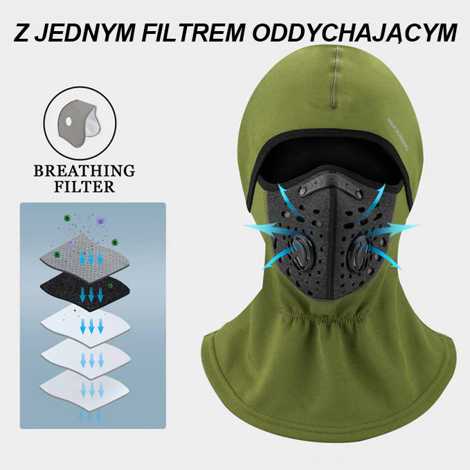 ROCKBROS Kominiarka Wiatroszczelna I Pyłoszczelna Z Zaworem Oddechowym-LF7127-1 Kominiarki