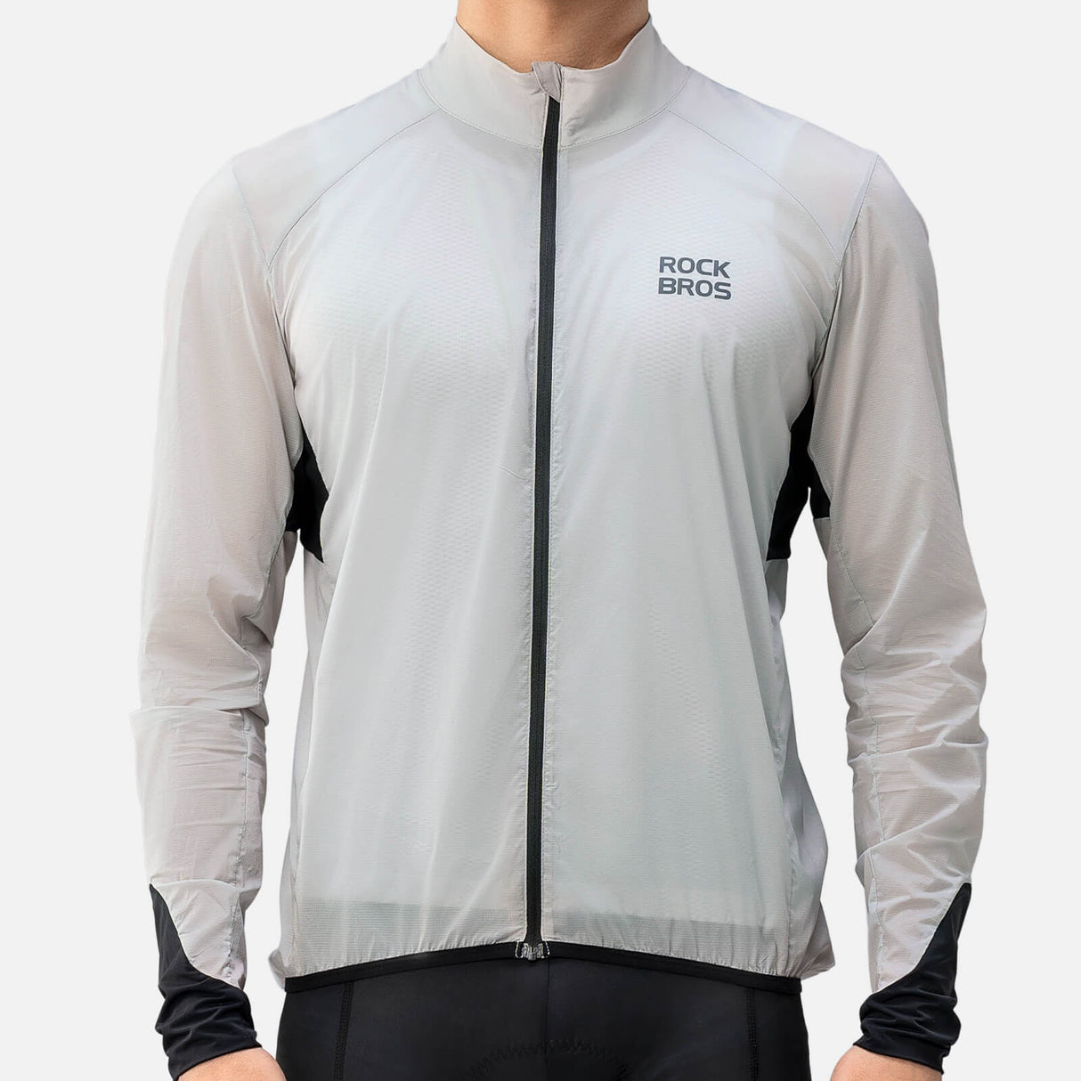 ROCKBROS Lekka Kurtka Rowerowa Z Długim Rękawem Męska-YPW060-1 Kurtki