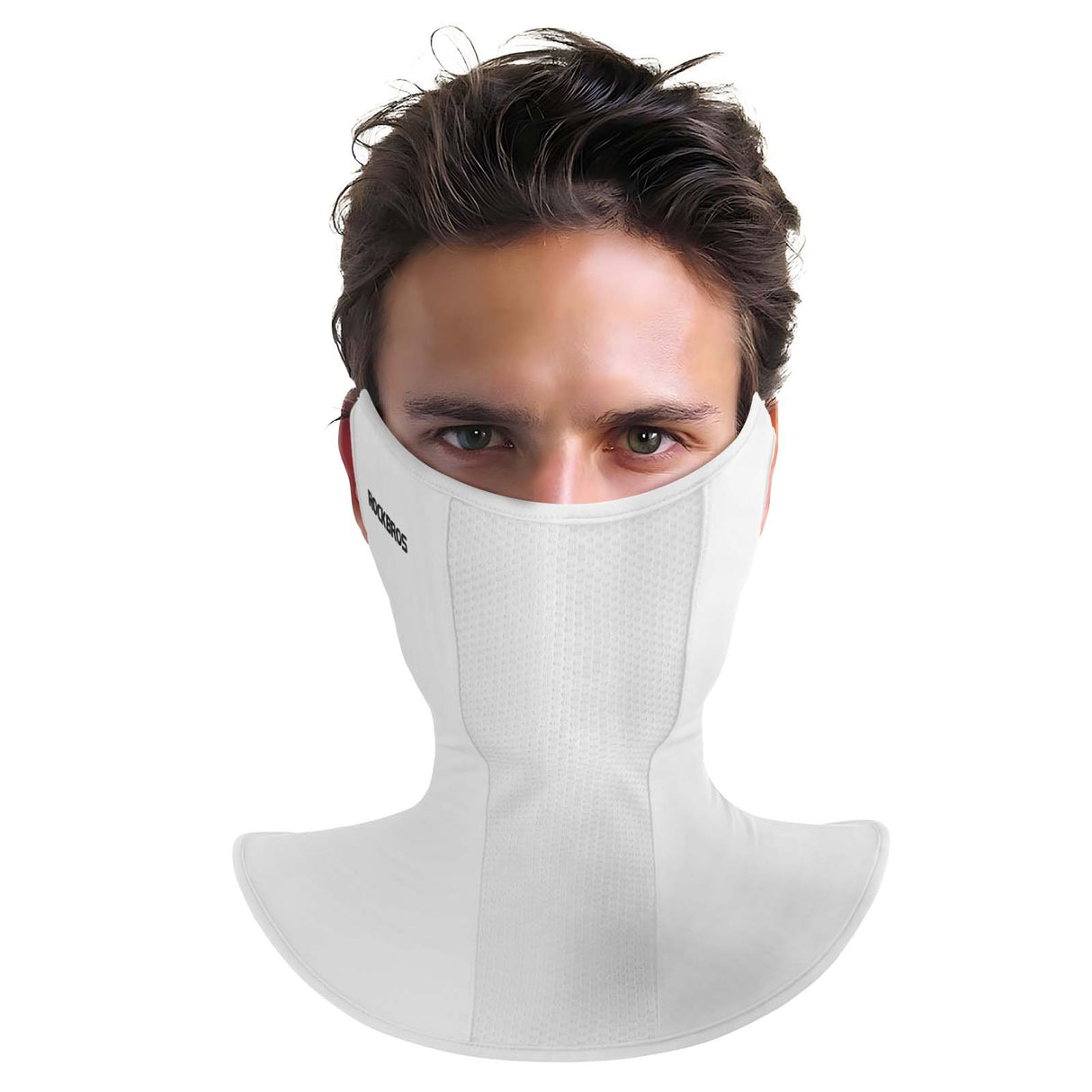 ROCKBROS ROCKBROS Letnia Maska Balaclava Wielofunkcyjna Szybkoschnąca Oddychająca Unisex Osłony twarzyBiały M