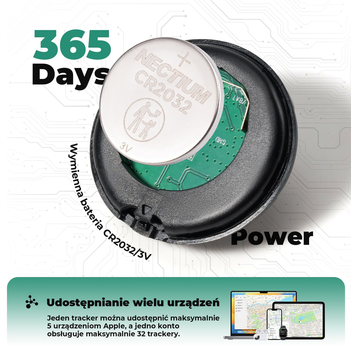 ROCKBROS Lokalizator Antykradzieżowy Apple 365 Dni Pracy, Dyskretny i Niezawodny-RT1W Akcesoria rowerowe