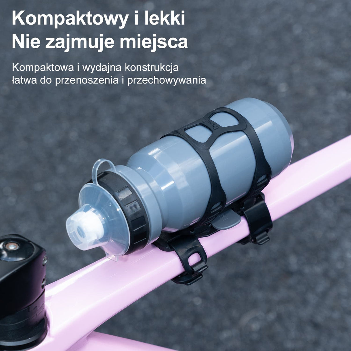 ROCKBROS Uchwyty na Bidon Magnetyczny z Wodą z Paskami-S01UV Uchwyty na bidon