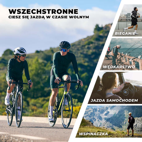 ROCKBROS ROCKBROS Malowane Okulary Rowerowe Fotochromowe Okulary Kolarskie Wiatroszczelne UV400 Okulary i gogle